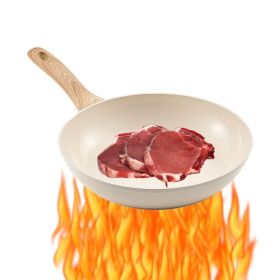 3-Piece Frying Pan Skillet with Heat-Resistant Handle